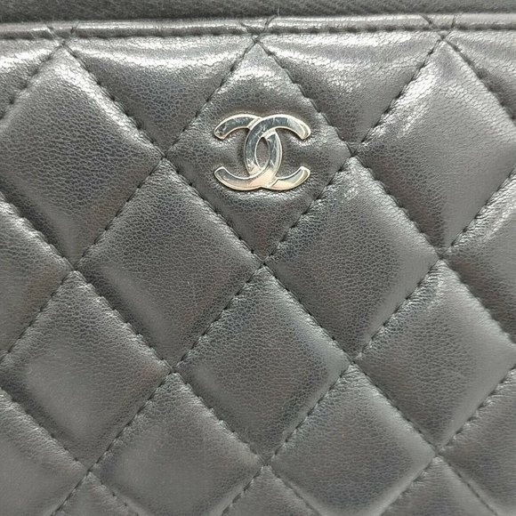 100% Authentic Chanel Zippy Black Caviar Skin Wallet - Picture 5 of 10